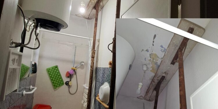 Cagliari, la denuncia sulle condizioni di un alloggio comunale in Piazza Granatieri: “Promesse durante le elezioni, poi il nulla”