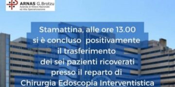 Cagliari, concluso il trasferimento dei pazienti dal Businco a San Michele: potranno ricevere già da stasera le visite dei loro familiari