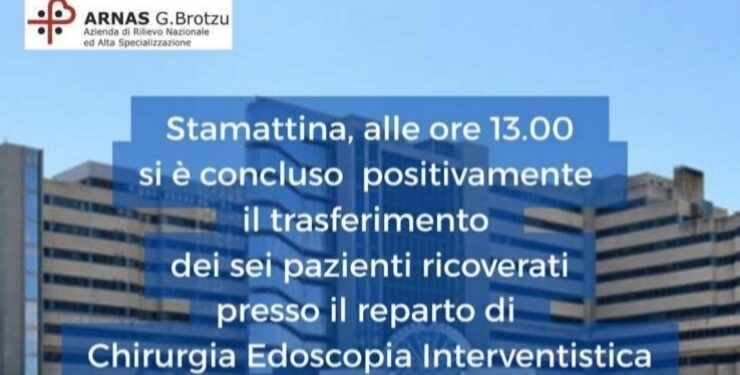 Cagliari, concluso il trasferimento dei pazienti dal Businco a San Michele: potranno ricevere già da stasera le visite dei loro familiari