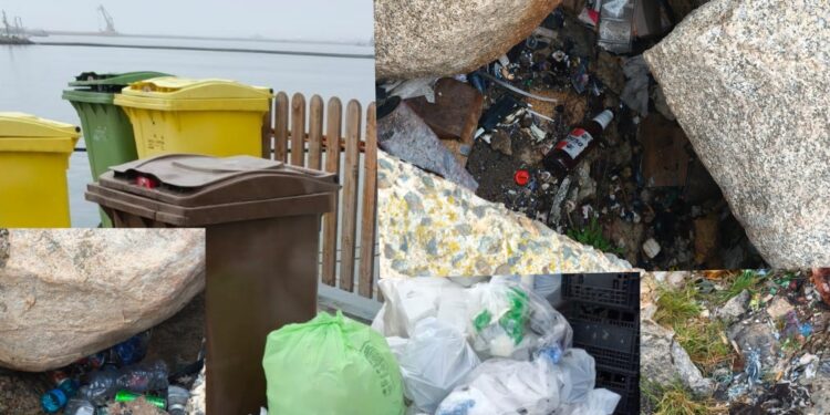 Disastro Su Siccu, la passeggiata cartolina di Cagliari è un deposito di rifiuti di ogni tipo