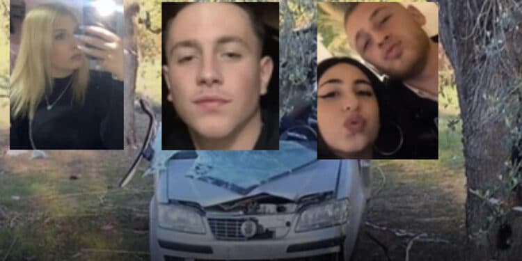Terribile schianto nella notte: auto finisce contro un albero, morti 4 ragazzi