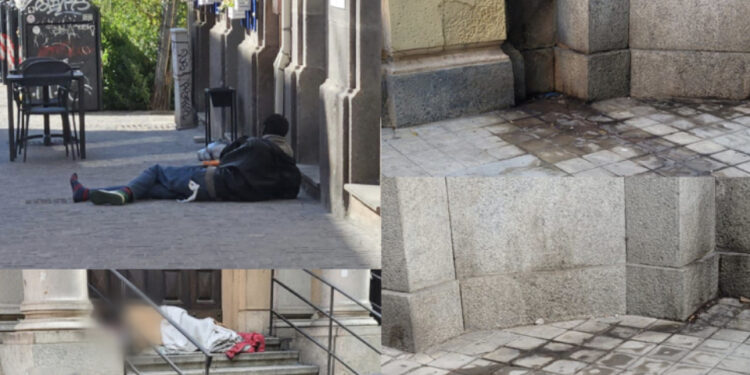Cagliari, piazza del Carmine come un hotel-latrina a cielo aperto: residenti esasperati