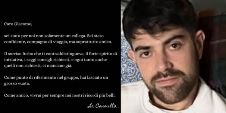 Dolianova, l’ultimo saluto a Giacomo Zucca, il ricordo degli amici: “Vivrai per sempre nei nostri ricordi più belli”