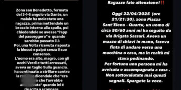 A Cagliari e Quartu Sant’Elena due giovanissime molestate in pieno centro: scattano le condivisioni sui social, “ragazze: state attente”