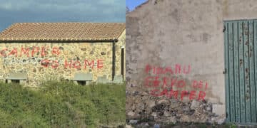 A Porto Botte scritte contro il sindaco e i camperisti: “Se avete problemi o critiche, sapete bene dove trovarmi”