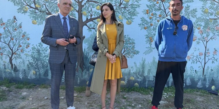 Quartu, inaugurato al Margine Rosso il nuovo murale “Sa Ega Pinta”