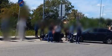 Flumini, un altro incidente stradale in via Leonardo da Vinci, la rabbia dei residenti: “Corrono tutti come dannati”