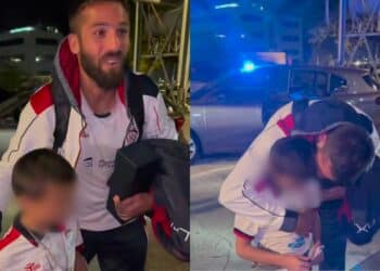 Lacrime di gioia per i gol che allontanano il Cagliari dalla retrocessione