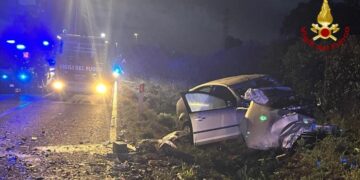 Schianto all’alba sulla strada per Capoterra: due feriti in codice rosso