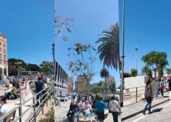 Cagliari, il “bosco verticale” di Boeri sotto il sole cocente: ombra cercasi in via Roma, con i turisti stremati dal caldo