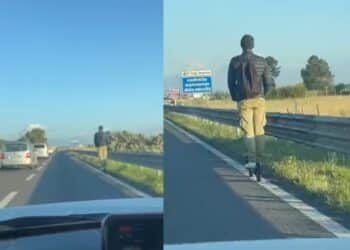 SS 130, ancora monopattini che sfrecciano a zig zag tra le auto sfiorando incidenti: “I controlli? Sono inesistenti”