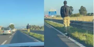 SS 130, ancora monopattini che sfrecciano a zig zag tra le auto sfiorando incidenti: “I controlli? Sono inesistenti”