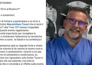 Cagliari, un sit-in al Businco per Massimiliano Tuveri