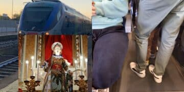 Sardegna, tutti in viaggio verso Sant’Efisio: treni presi d’assalto dai pellegrini