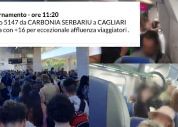 Boom Sant’Efisio, treni presi d’assalto da centinaia di passeggeri, viaggi anche in ritardo “per eccezionale affluenza viaggiatori”