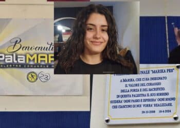 Gonnosfanadiga, la palestra di viale Kennedy dedicata a Marika Pes, la 15enne pallavolista scomparsa un anno fa