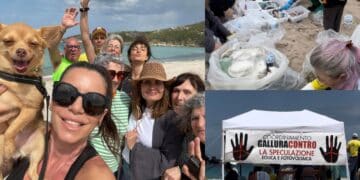 Il popolo contro la speculazione energetica impegnato  a ripulire le spiagge della Sardegna da plastiche e spazzatura