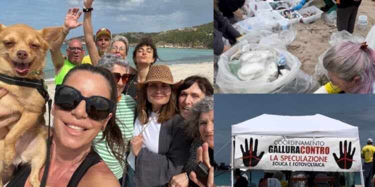 Il popolo contro la speculazione energetica impegnato  a ripulire le spiagge della Sardegna da plastiche e spazzatura
