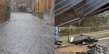 Violenta bomba d’acqua a Nuraminis: 42 mm di pioggia caduti in poche ore