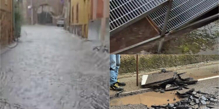 Violenta bomba d’acqua a Nuraminis: 42 mm di pioggia caduti in poche ore