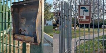 Selargius, pericolo all’ingresso del parco di Via Parigi: un uomo ferito dalla cassetta della posta