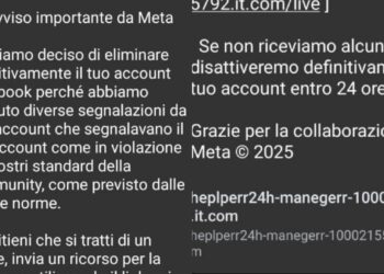 Allarme truffa su Facebook: utenti di Cagliari e provincia nel mirino di un falso messaggio firmato Meta