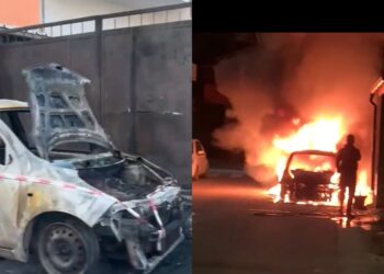 San Sperate, auto in fiamme durante la notte, l’ultimo epidodio pochi giorni fa