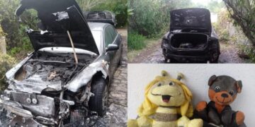 Pula, macchina in fiamme durante la notte, si sospetta un incendio doloso