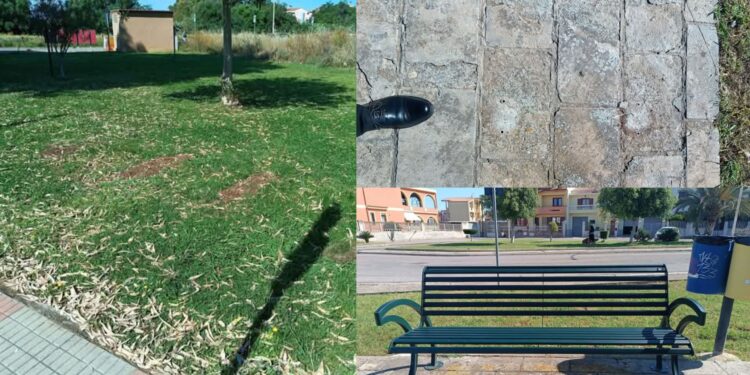 Sestu, ladri in azione: panchine smontate e portate via