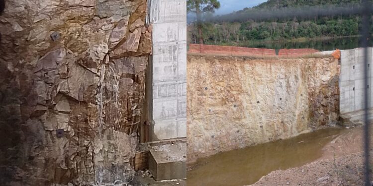 Poggio dei Pini, una cascata tra le rocce del nuovo lago mette in apprensione i cittadini