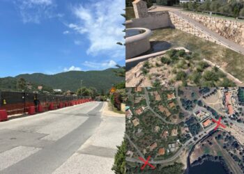 A Poggio dei Pini al via i lavori per il muro ciclopico: chiusa la strada 26