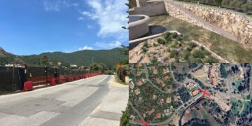 A Poggio dei Pini al via i lavori per il muro ciclopico: chiusa la strada 26