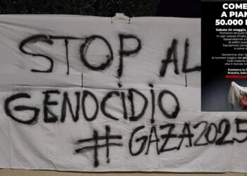 L’Isola si tinge di bianco: sudari appesi alle finestre per piangere i morti di Gaza