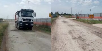 Strade dissestate a Selargius, stop ai mezzi pesanti a lavoro per il Tyrrhenian Link