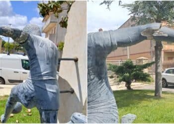 Mandas, bufera social dopo il caso della statua di Riva danneggiata