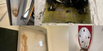 Serramanna, bus e stazione ferroviaria presa d’assalto dai vandali