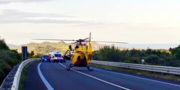 Grave incidente sulla 125 a Castiadas: turista ricoverato al Brotzu