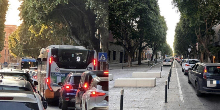 Cagliari, viale Trieste paralizzata: un’ambulanza manda in tilt il traffico