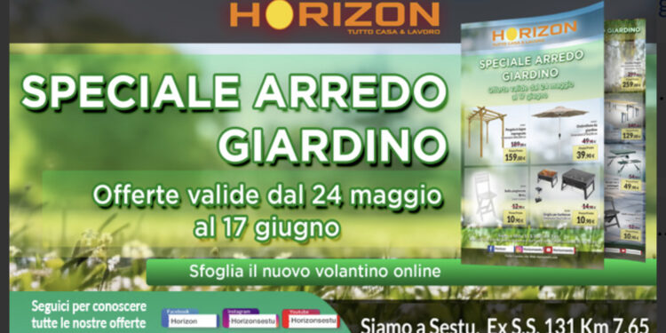 Rivoluziona il tuo giardino con le offerte Horizon Sestu: è tempo di vivere l’estate all’aperto!