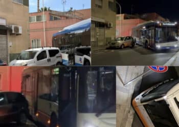 Pirri, macchine in sosta selvaggia e bus incastrati nelle strade, la scena si ripete ancora una volta