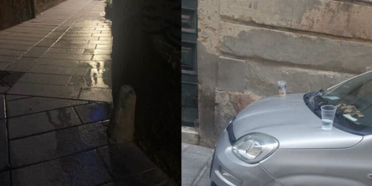 Cagliari, le strade del centro storico scambiate per bagni pubblici: “Odore di urina e vomito dappertutto”