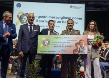 “Joint Stars for Charity”: oltre 110.000 euro raccolti sul ponte della Nave Trieste per i bambini del Brotzu