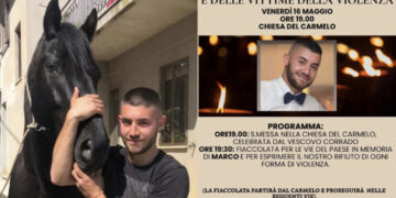 Pattada, una fiaccolata in nome di Marco Mameli, il giovane di Ilbono ucciso durante la festa di carnevale