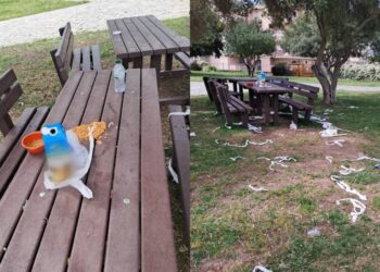 Assemini, la merenda al parco si trasforma in una gara di inciviltà