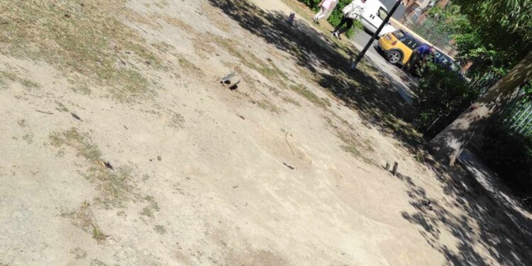 Cagliari, sparite misteriosamente due altalene davanti alla scuola, sos dei genitori: “Urgente procedere alla rimozione dei supporti in ferro, sono un pericolo”