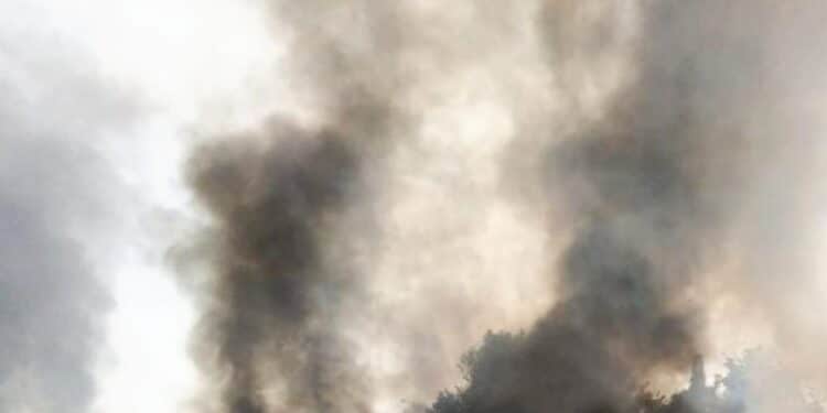 Aria irrespirabile nel Cagliaritano:”Simile a quella di carcasse che vanno a fuoco”