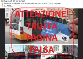 Cagliari, il Ctm: “Tentativi di truffa ai danni dei passeggeri: massima attenzione su Facebook”