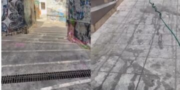 Cagliari, slalom di cittadini e turisti fra la sporcizia: vico Manno simbolo del degrado