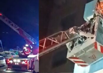 Cagliari, sei mesi senza ascensore in via Magellano: anziano calato dal balcone dai vigili del fuoco