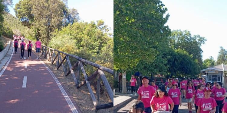 Teulada, una passeggiata in rosa per combattere contro il cancro
